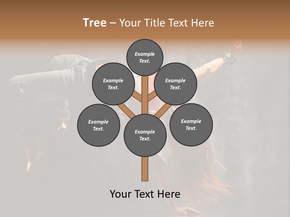 Gymnastic Stretching Jazz PowerPoint Template