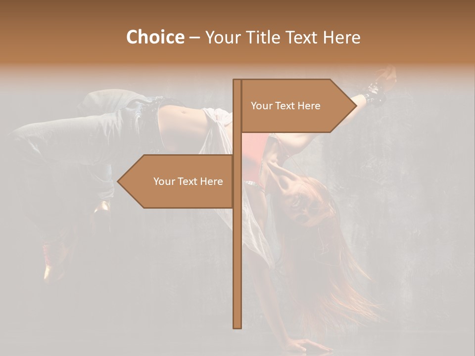 Gymnastic Stretching Jazz PowerPoint Template