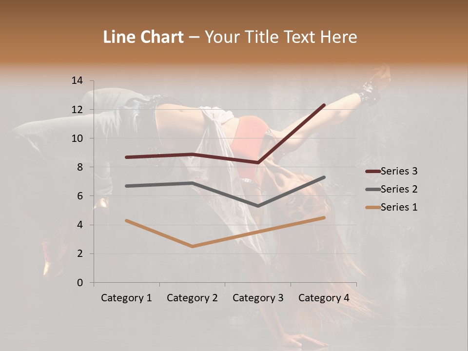 Gymnastic Stretching Jazz PowerPoint Template