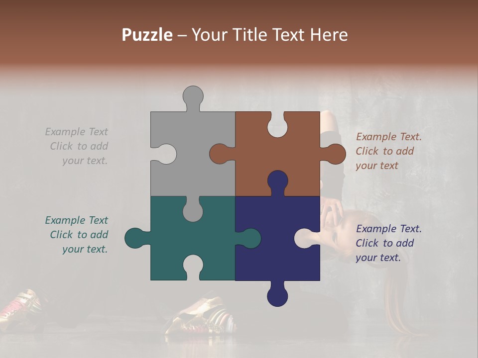 Fashion Stretching Motion PowerPoint Template