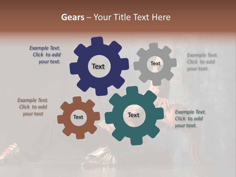 Fashion Stretching Motion PowerPoint Template