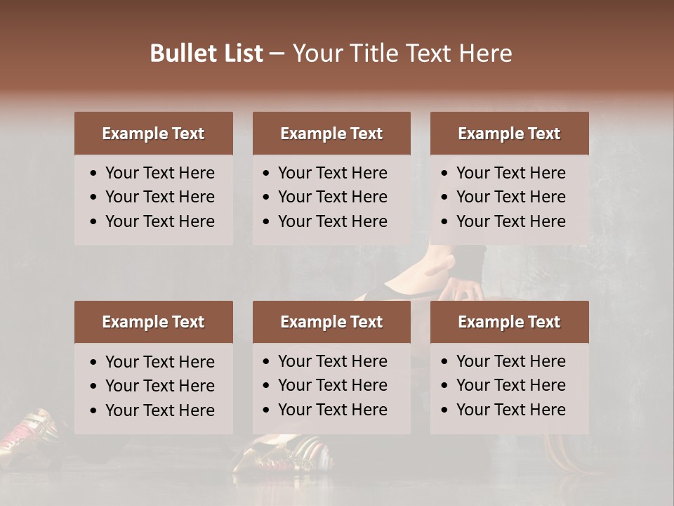 Fashion Stretching Motion PowerPoint Template