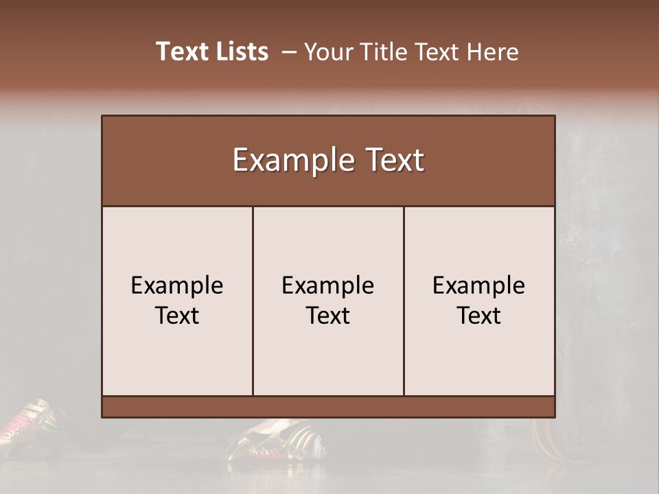Fashion Stretching Motion PowerPoint Template