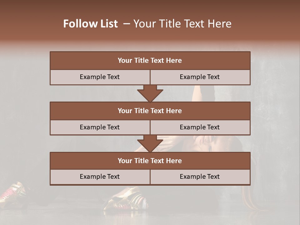 Fashion Stretching Motion PowerPoint Template