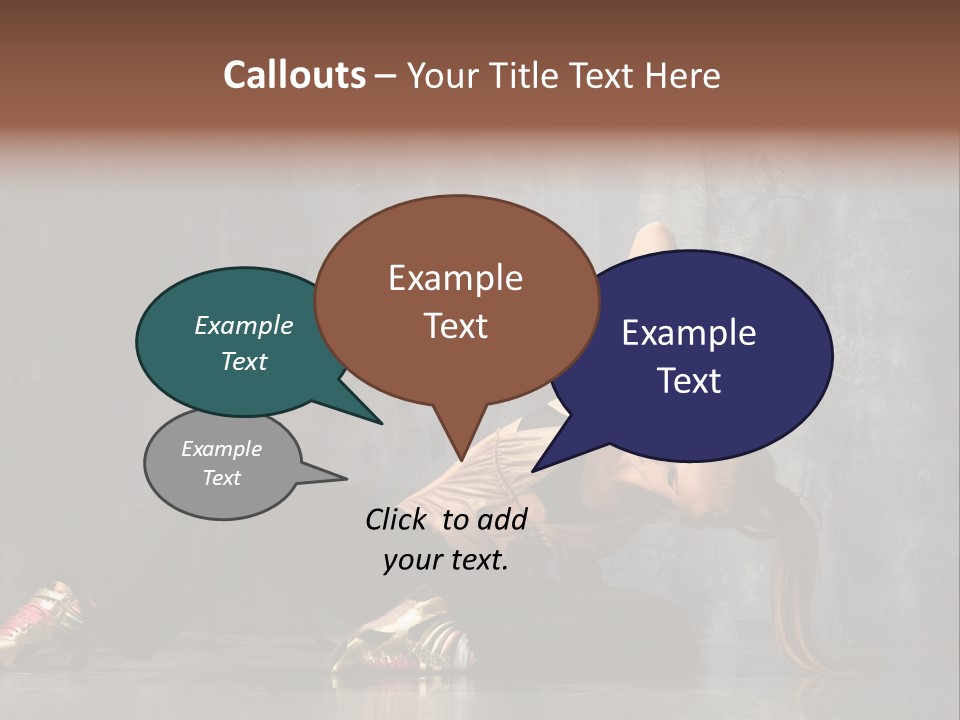 Fashion Stretching Motion PowerPoint Template
