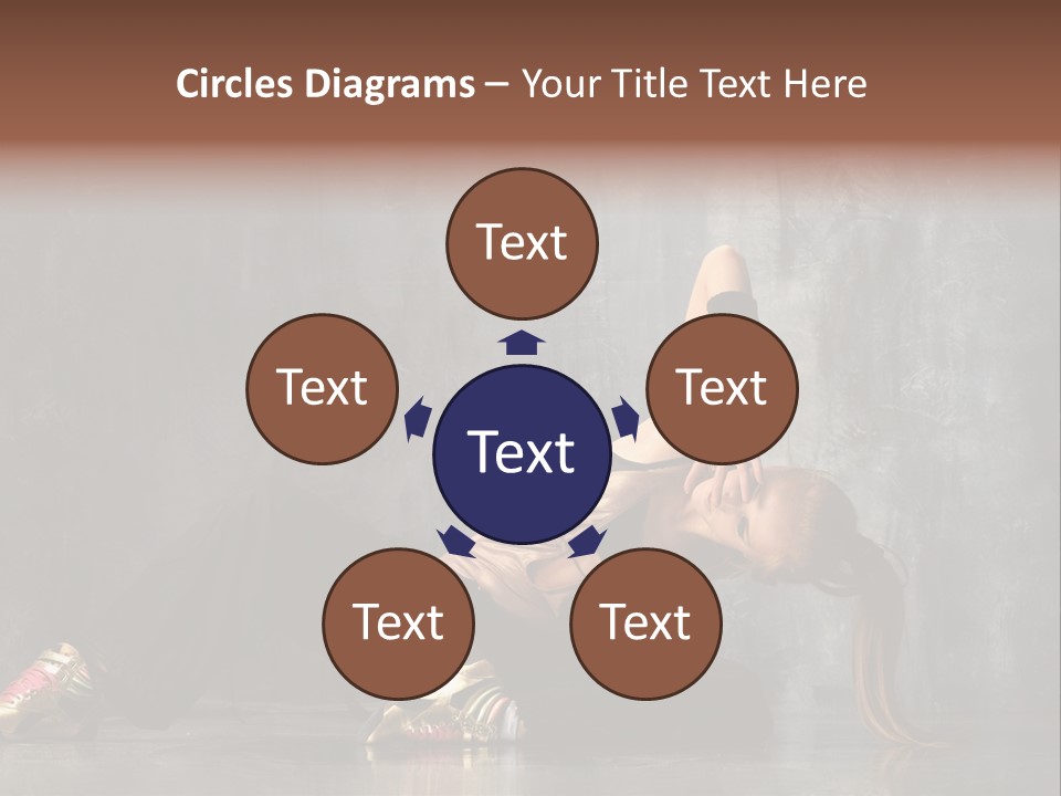 Fashion Stretching Motion PowerPoint Template