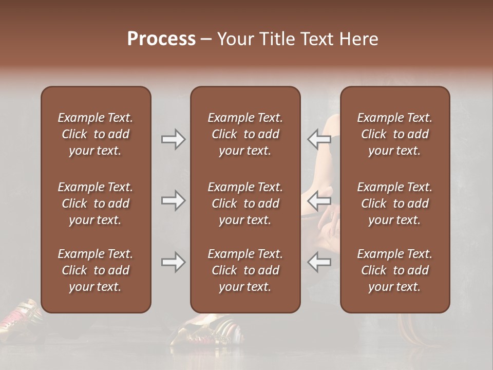 Fashion Stretching Motion PowerPoint Template