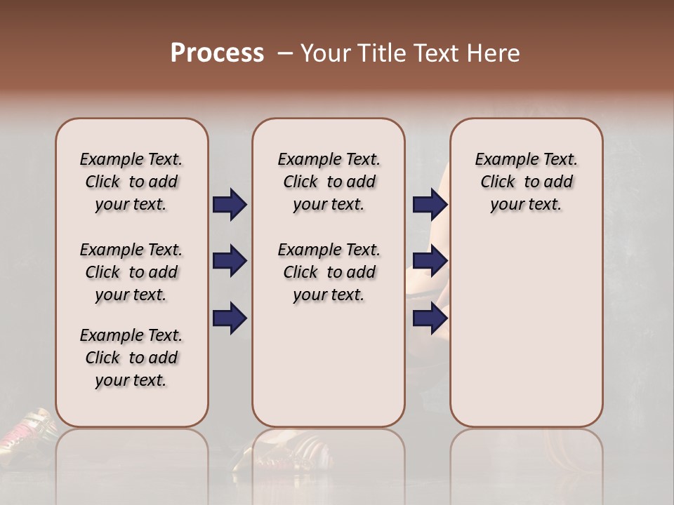 Fashion Stretching Motion PowerPoint Template