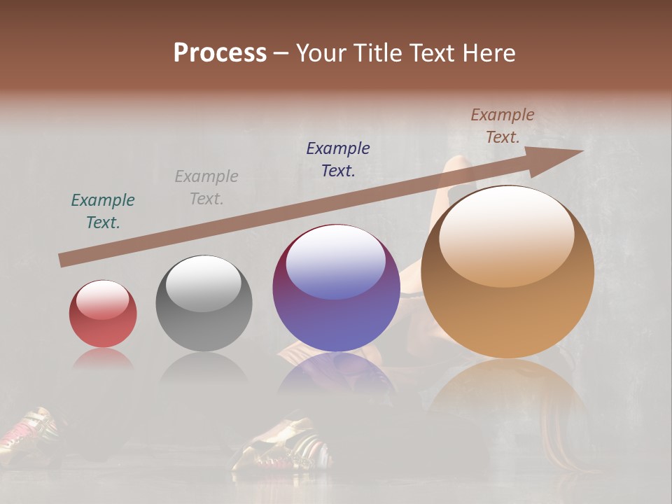 Fashion Stretching Motion PowerPoint Template