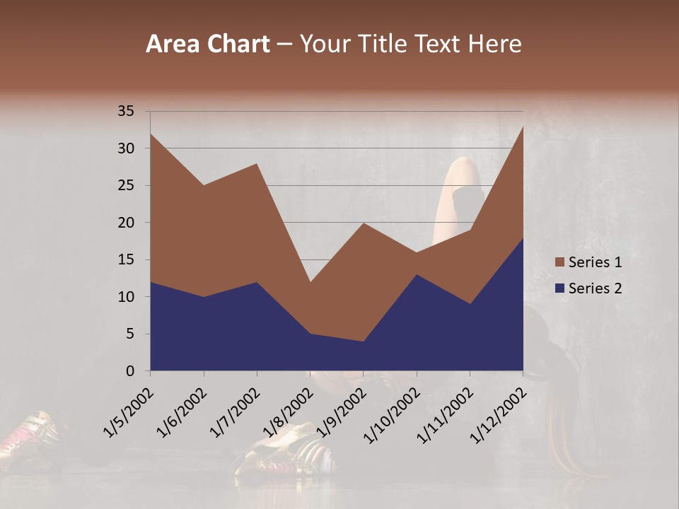 Fashion Stretching Motion PowerPoint Template