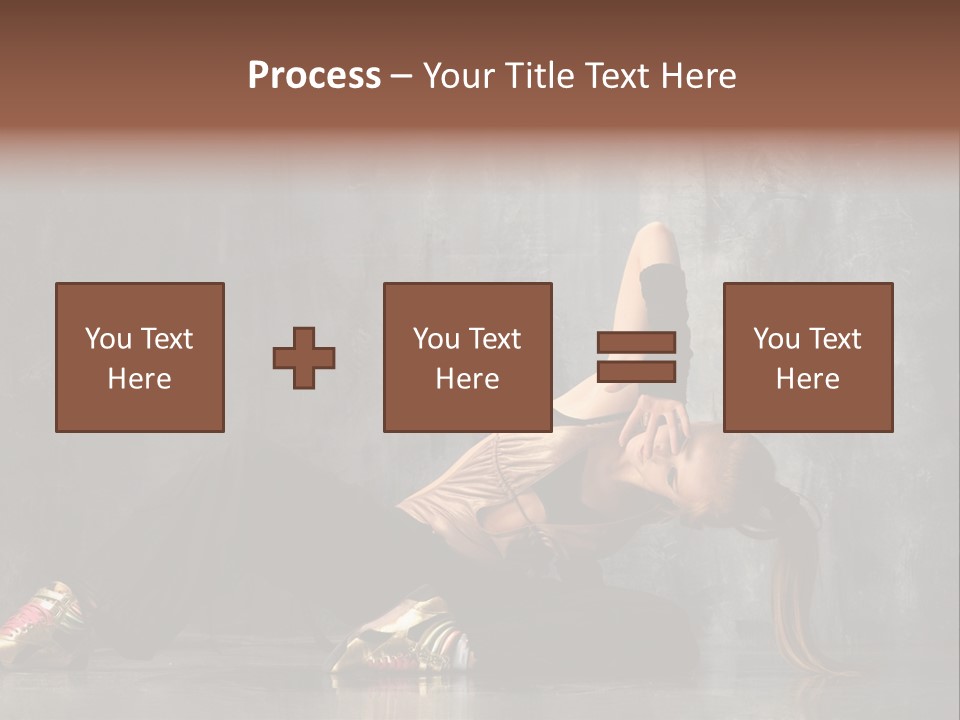Fashion Stretching Motion PowerPoint Template