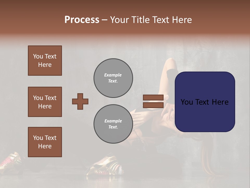 Fashion Stretching Motion PowerPoint Template