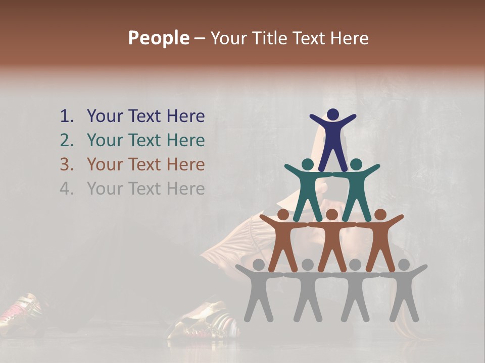 Fashion Stretching Motion PowerPoint Template