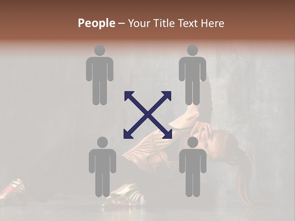 Fashion Stretching Motion PowerPoint Template