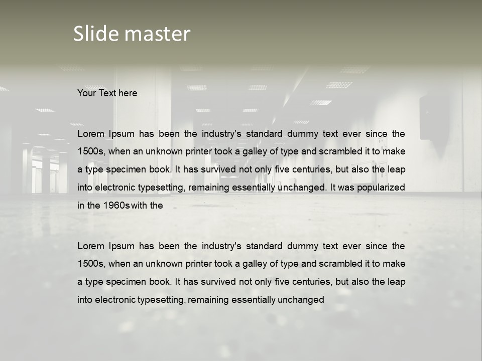 Earth Concrete Fissure PowerPoint Template