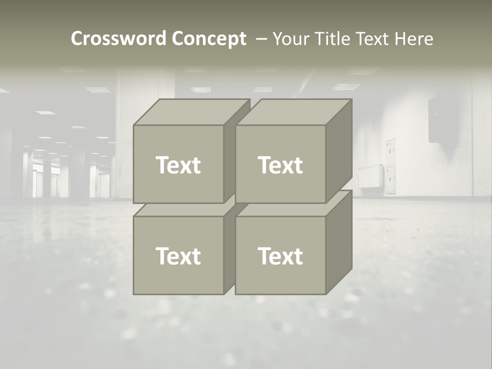 Earth Concrete Fissure PowerPoint Template