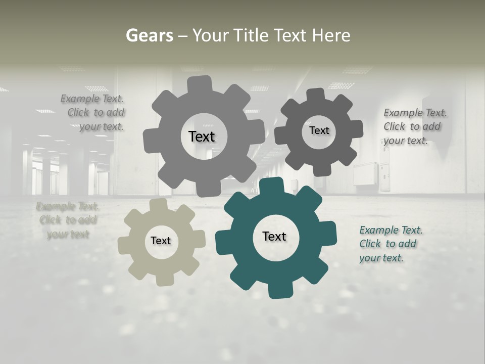 Earth Concrete Fissure PowerPoint Template