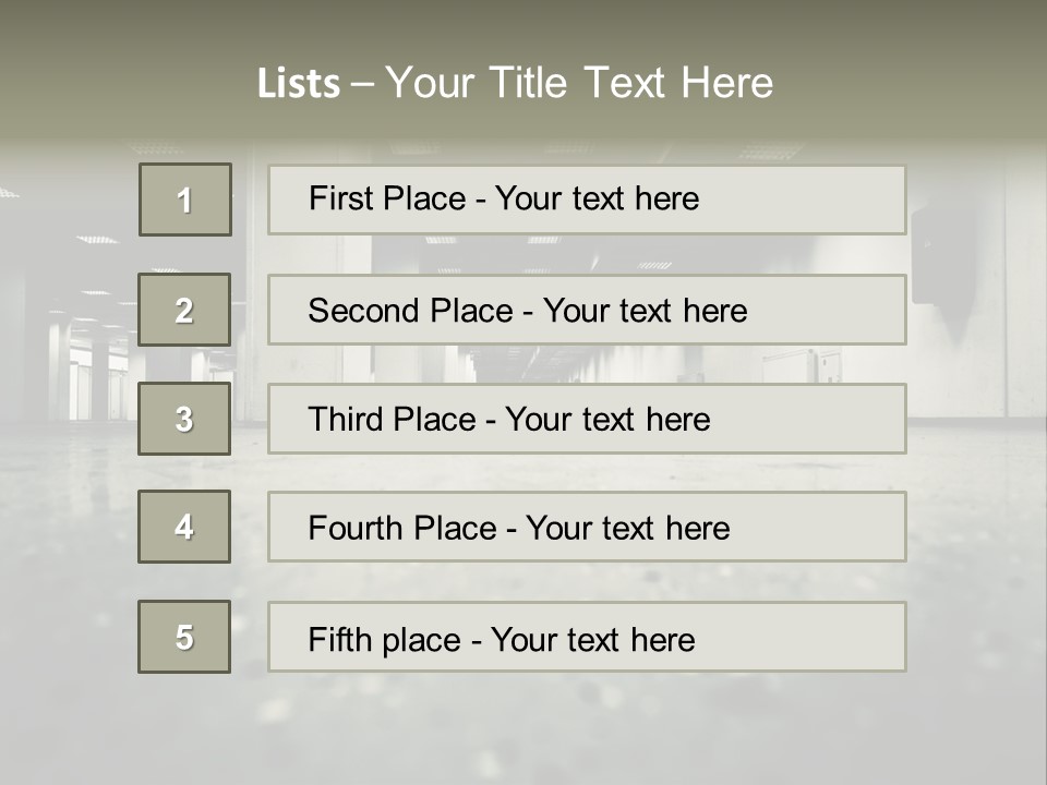 Earth Concrete Fissure PowerPoint Template