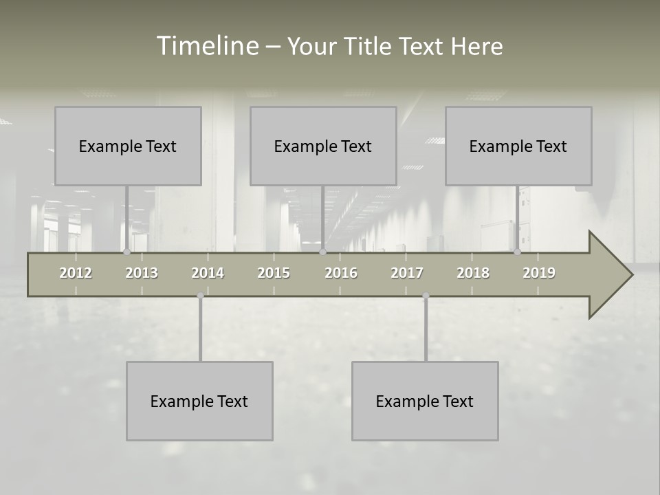 Earth Concrete Fissure PowerPoint Template