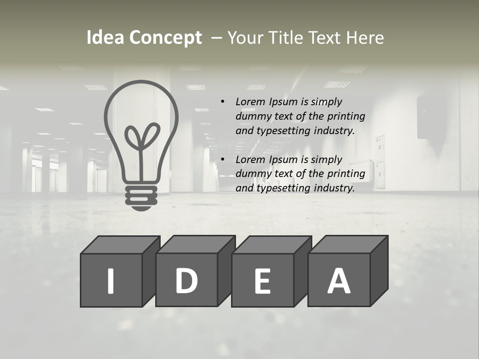 Earth Concrete Fissure PowerPoint Template