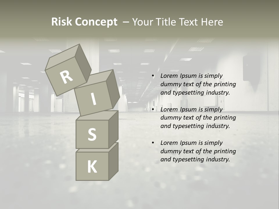 Earth Concrete Fissure PowerPoint Template