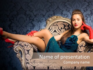 Adult Luxury Retrostyled PowerPoint Template