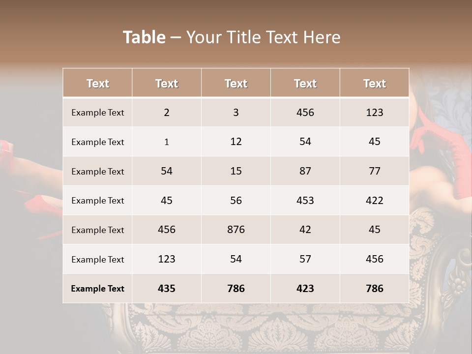 Adult Luxury Retrostyled PowerPoint Template