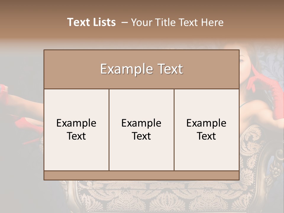 Adult Luxury Retrostyled PowerPoint Template