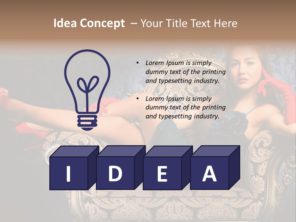 Adult Luxury Retrostyled PowerPoint Template