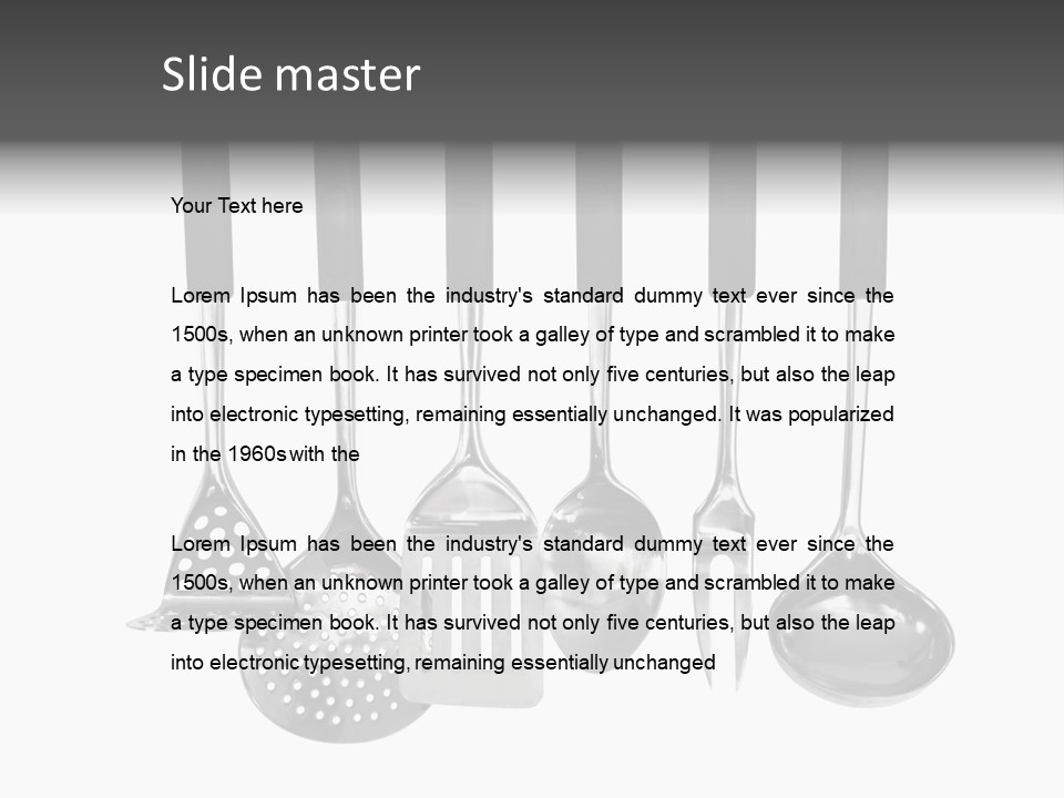 Holes Black Home PowerPoint Template