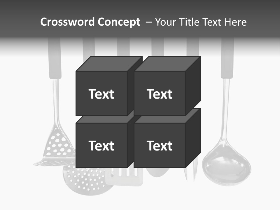 Holes Black Home PowerPoint Template