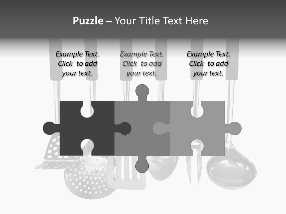 Holes Black Home PowerPoint Template