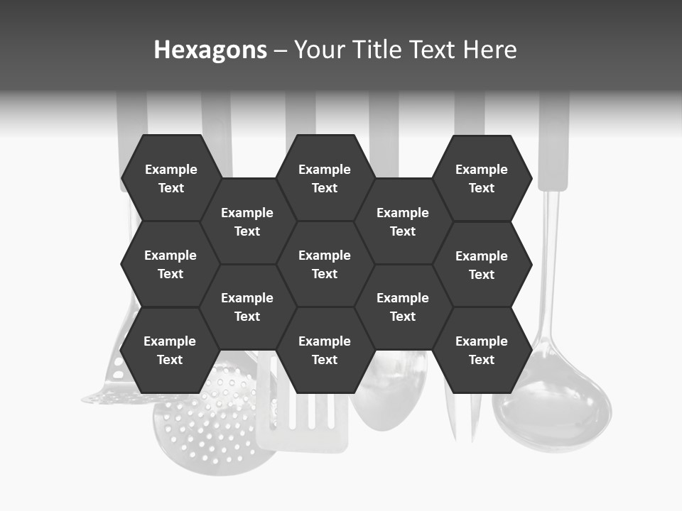 Holes Black Home PowerPoint Template