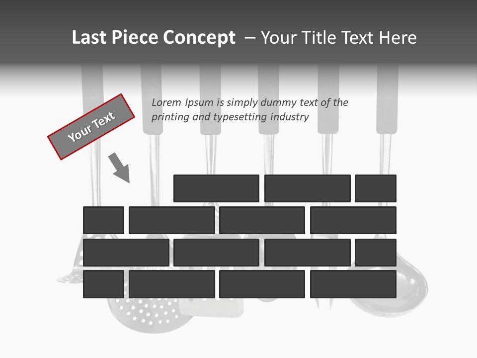 Holes Black Home PowerPoint Template