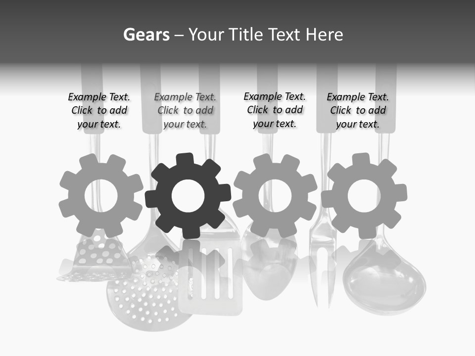 Holes Black Home PowerPoint Template