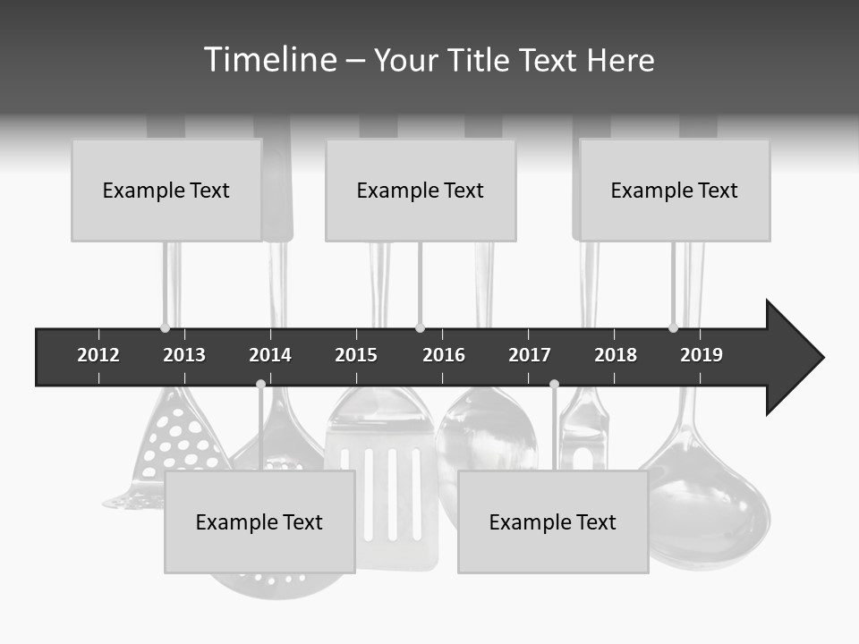 Holes Black Home PowerPoint Template