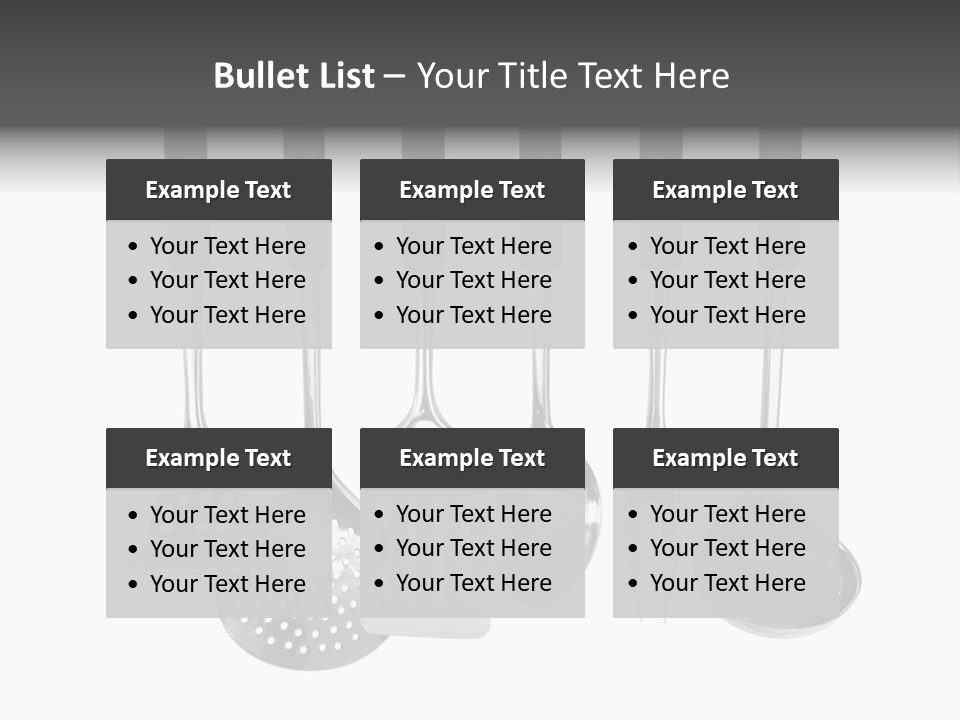 Holes Black Home PowerPoint Template