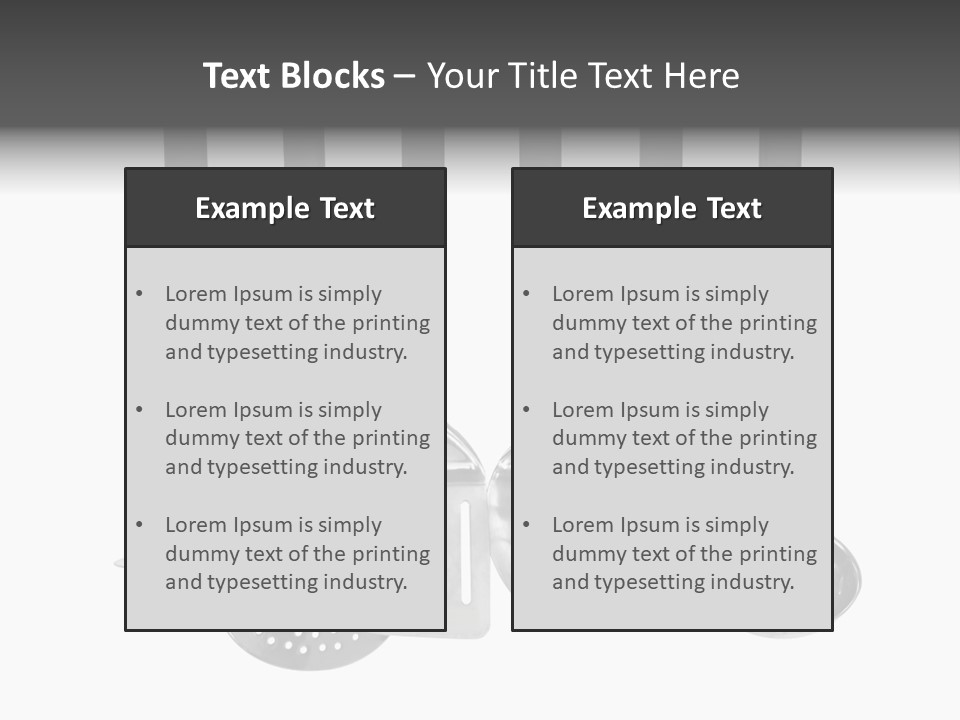 Holes Black Home PowerPoint Template