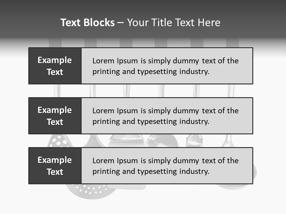 Holes Black Home PowerPoint Template