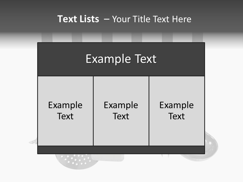 Holes Black Home PowerPoint Template