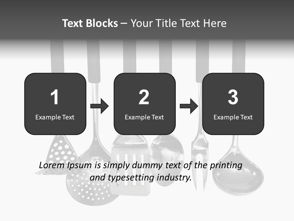 Holes Black Home PowerPoint Template