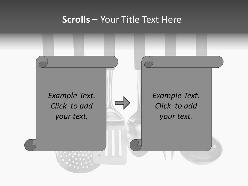 Holes Black Home PowerPoint Template