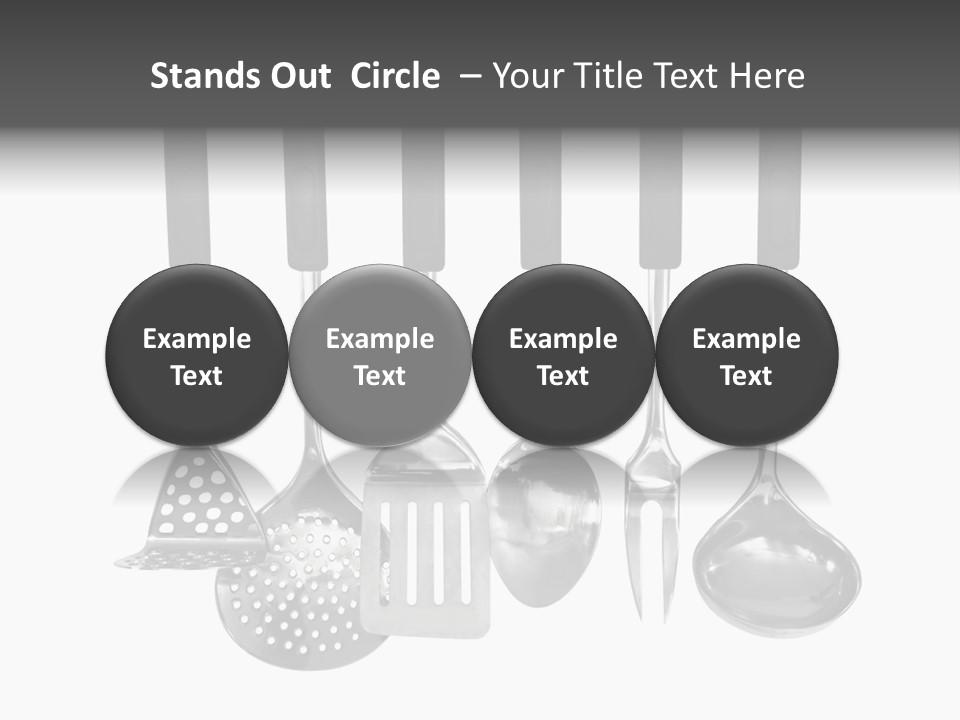 Holes Black Home PowerPoint Template