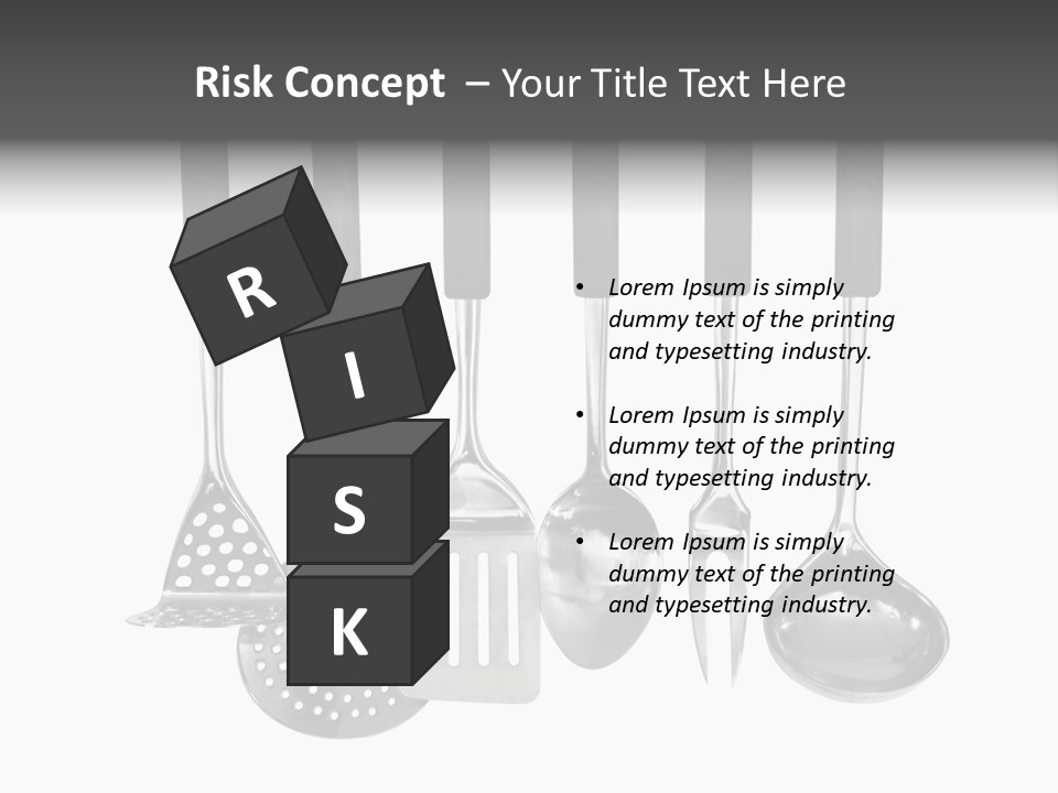 Holes Black Home PowerPoint Template