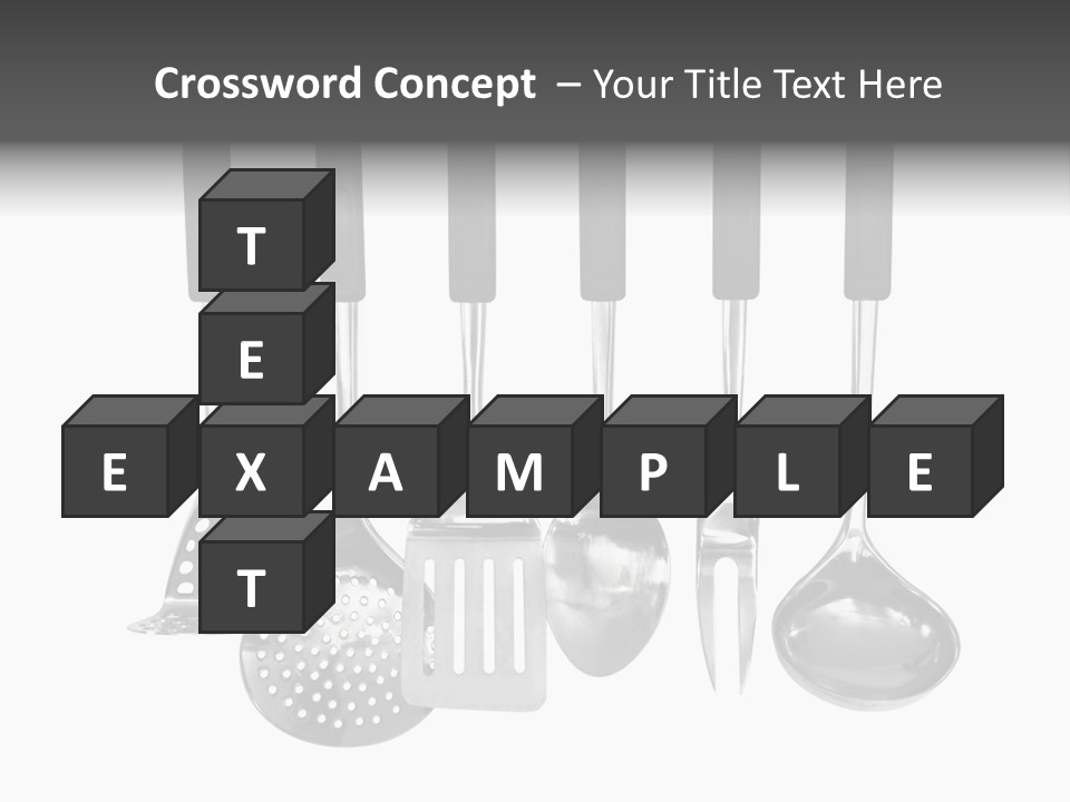 Holes Black Home PowerPoint Template