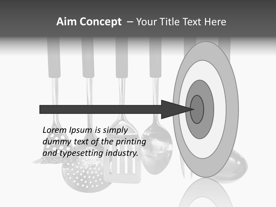 Holes Black Home PowerPoint Template