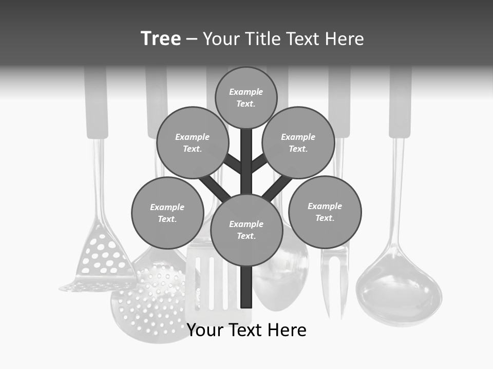 Holes Black Home PowerPoint Template