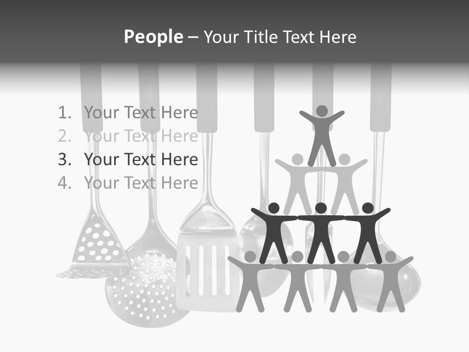 Holes Black Home PowerPoint Template