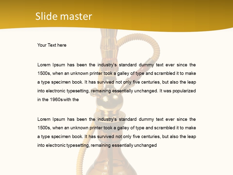 Turkey White Turkish PowerPoint Template