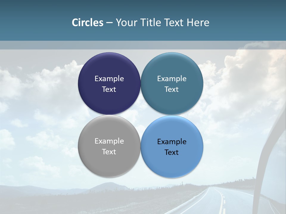 Auto Cloud Bright PowerPoint Template